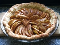rustic pear tart